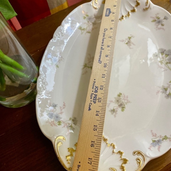 Schleiger 378b by CHARLES FIELD HAVILAND Limoges France 18” Platter 1920’s - Picture 8 of 8